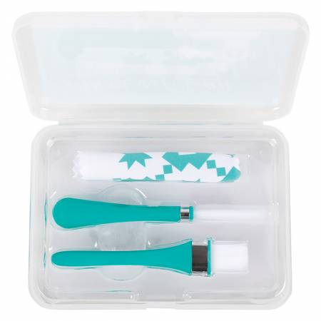 Oh Sew Clean Brush and Cloth Set Asst. Colours - Maple Leaf Quilting Company Ltd.