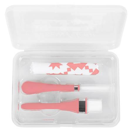 Oh Sew Clean Brush and Cloth Set Asst. Colours - Maple Leaf Quilting Company Ltd.