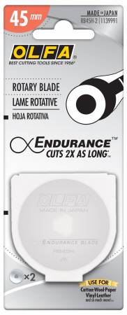 OLFA 45mm Endurance Rotary Replacement Blade (RB45H - 2) - Maple Leaf Quilting Company Ltd.