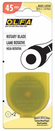 OLFA 45mm Rotary Blade (RB45 - 2) (2pck) - Maple Leaf Quilting Company Ltd.