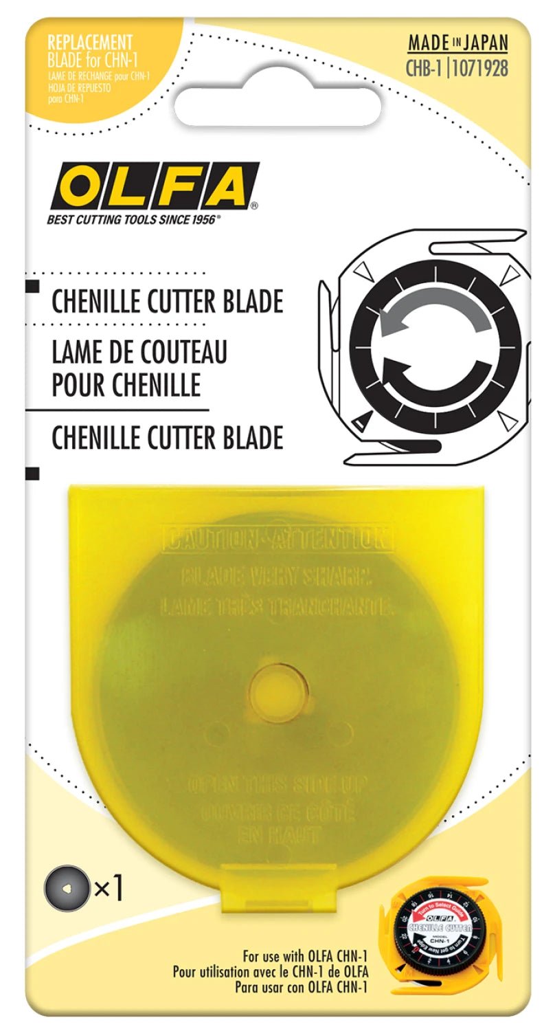 Olfa Chenille Replacement Blade (CHB60-1) - Maple Leaf Quilting Company Ltd.