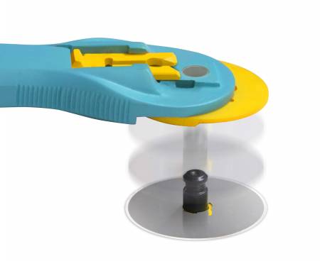 OLFA Splash Rotary Cutter 45mm Aqua - Maple Leaf Quilting Company Ltd.