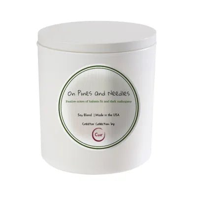 On Pines and Needles - 7.5oz Candle - Maple Leaf Quilting Company Ltd.