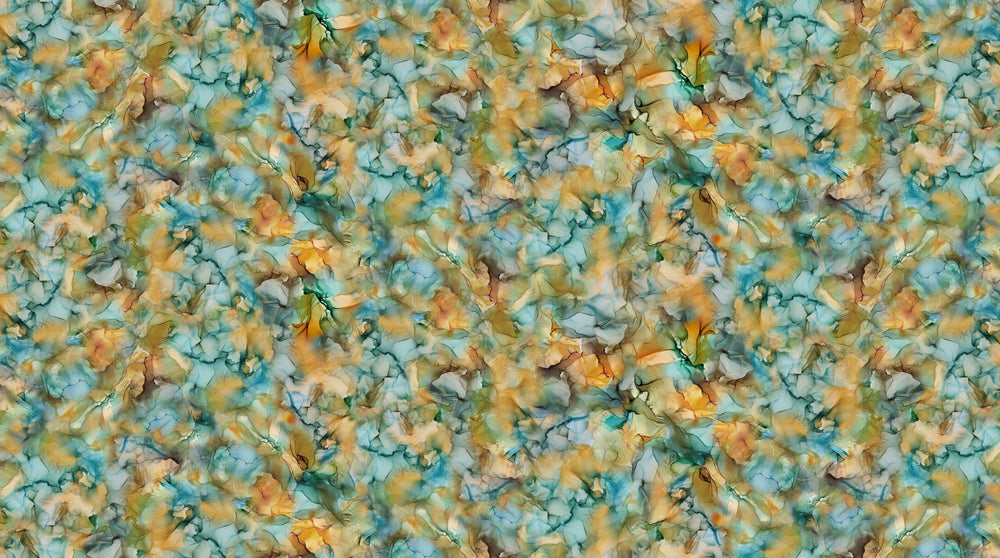 Orange Multi Texture - Raven's Call | 43/44" Cotton (DP28954 - 54) - Sold in UNITS of ¼ metre - Maple Leaf Quilting Company Ltd.