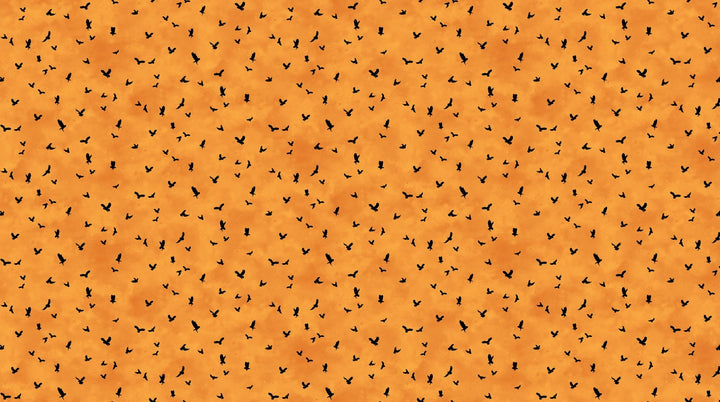 Orange Owl Mini - Night Owl | 43/44" Cotton (DP28853 - 56) - Sold in UNITS of ¼ metre - Maple Leaf Quilting Company Ltd.