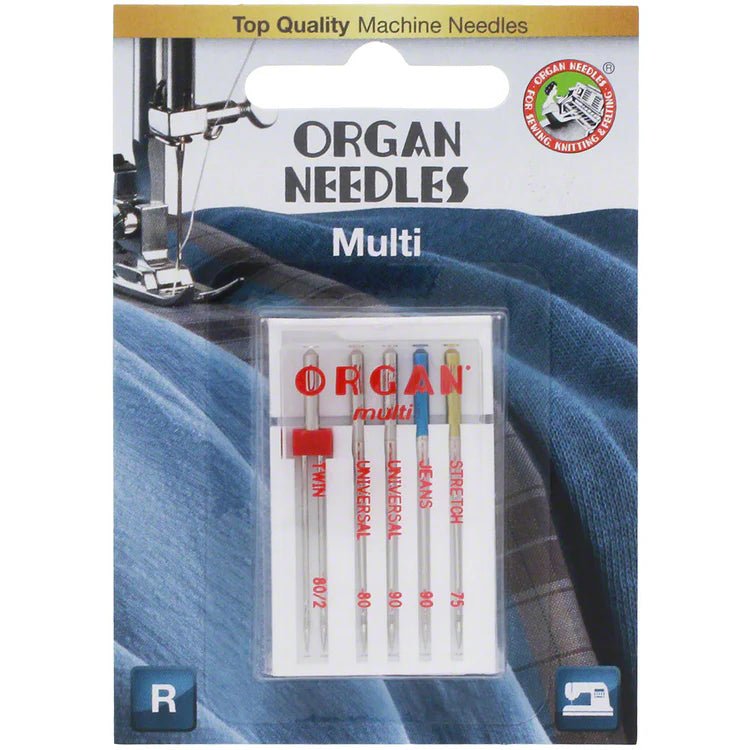 Organ Multi Pack of 5 (Universal, Jean, Stretch, Twin) - Maple Leaf Quilting Company Ltd.