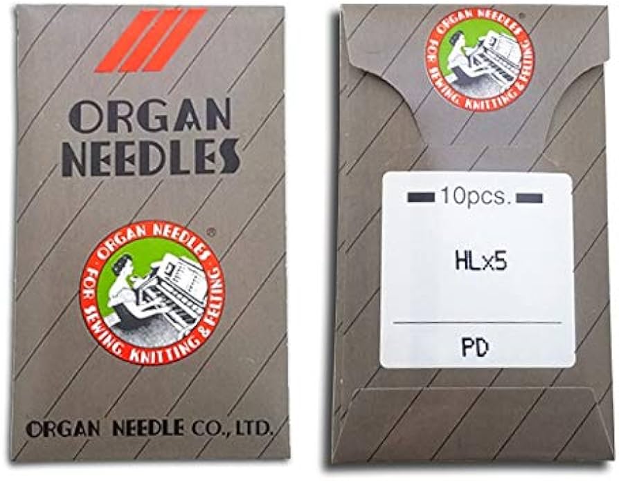 Organ Needle. - HLx5 High Speed Sewing Machine - PD Coated (Pack of 10) - Maple Leaf Quilting Company Ltd.