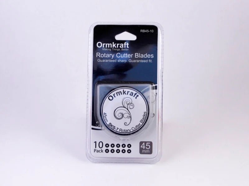 Ormkraft Rotary Blade 45mm - 10 Pack 🇨🇦 - Maple Leaf Quilting Company Ltd.