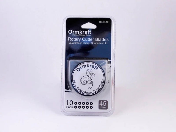 Ormkraft Rotary Blade 45mm - 10 Pack 🇨🇦 - Maple Leaf Quilting Company Ltd.