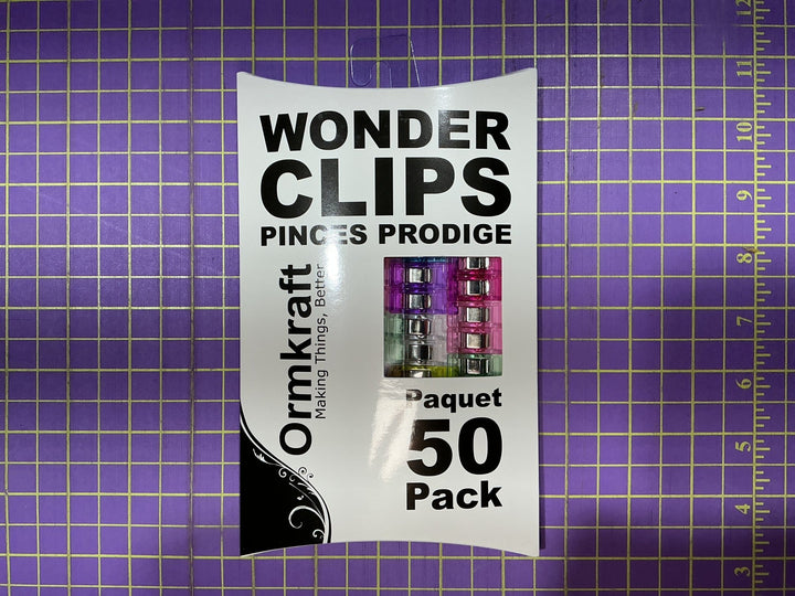 Ormkraft Wonder Clips - 50 Pack - ASST COLOURS🇨🇦 - Maple Leaf Quilting Company Ltd.