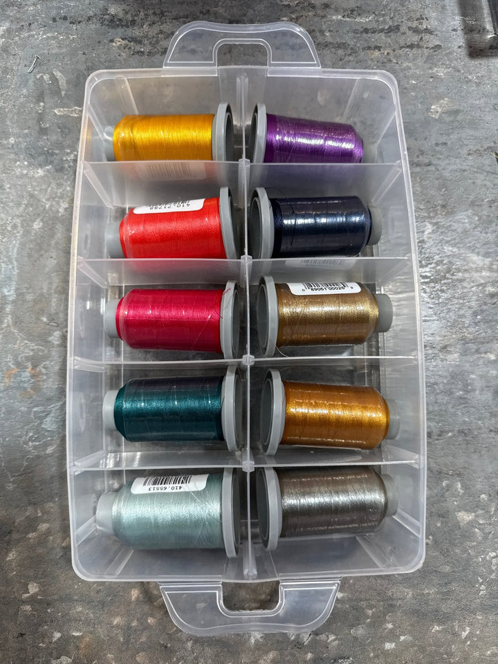 OVERSTOCK - Thread Club | August 2025 GLIDE 40wt (10 Spools of 1000 m)mar2025 - Maple Leaf Quilting Company Ltd.