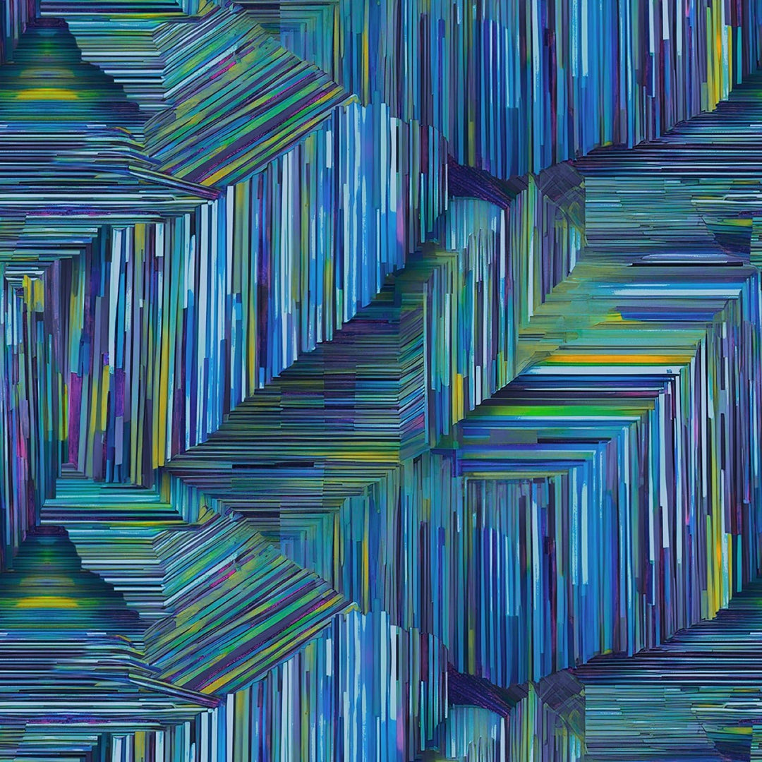 Pacific Line Art Geometric | 118" Cotton (8675S - 76) – Sold in UNITS of ¼ metre - Maple Leaf Quilting Company Ltd.