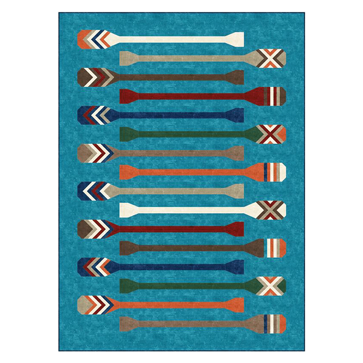 Paddle Mania (PTN3651) - Maple Leaf Quilting Company Ltd.