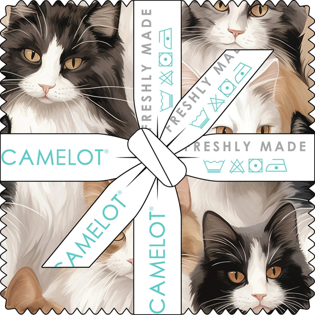Paw &amp; Whisker| 5" Squares 42 pcs (21250610CHA) - Maple Leaf Quilting Company Ltd.