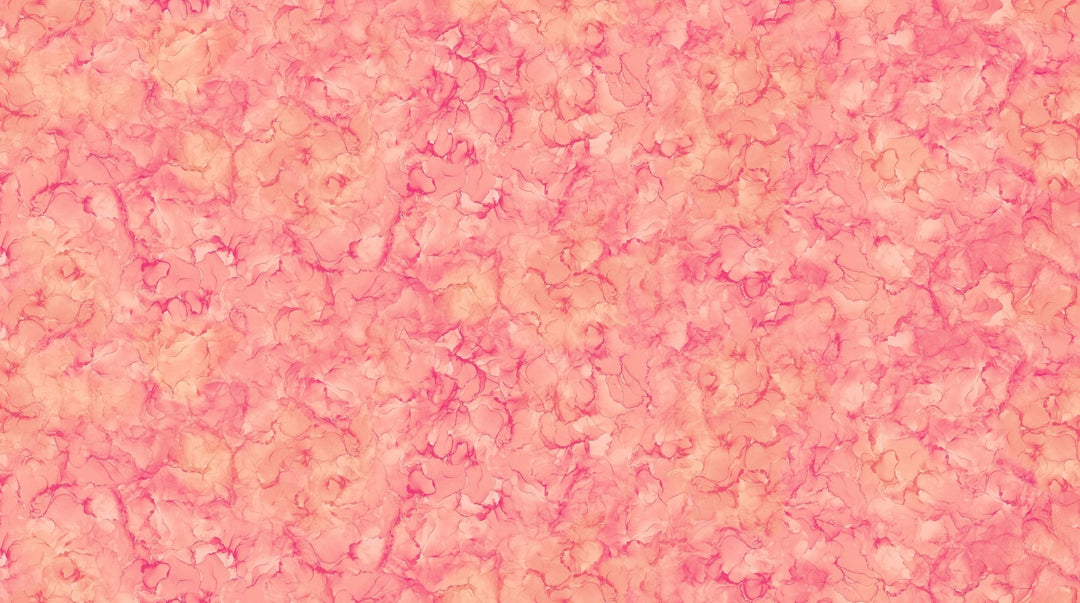 Peach - Veranda by Deborah Edwards & Melanie Samra - Northcott 44” - (DP28403 - 22) – Sold in UNITS of ¼ metre - Maple Leaf Quilting Company Ltd.