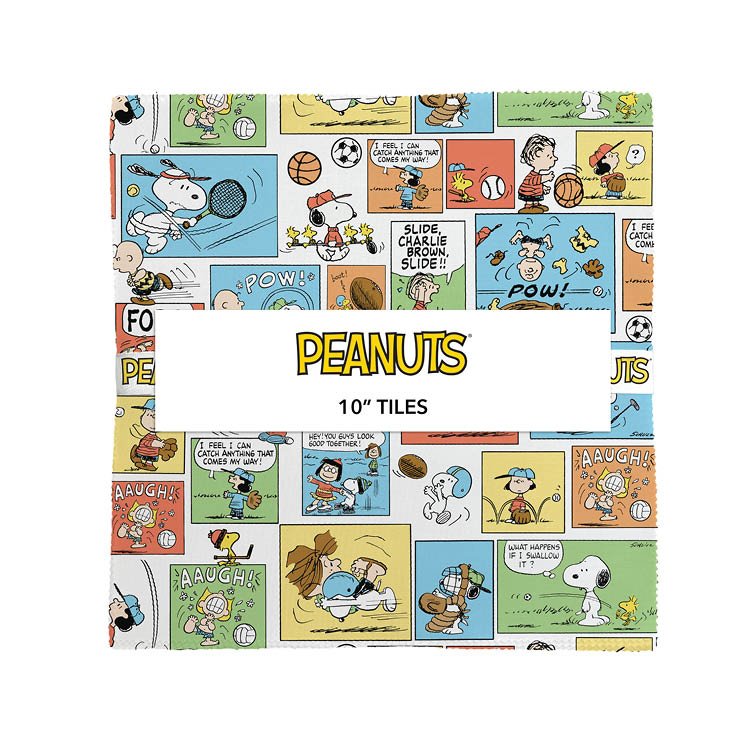 Peanuts | 10in Squares - 42pcs (TPEANUTS42 - 10) - Maple Leaf Quilting Company Ltd.