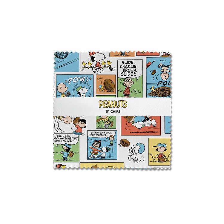 Peanuts | 5in Squares - 42pcs (CPEANUTS42 - 10) - Maple Leaf Quilting Company Ltd.