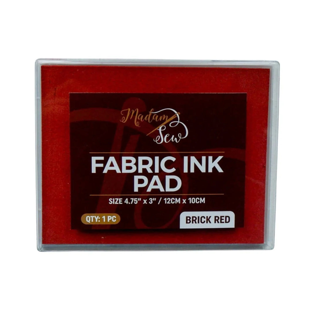Permanent Fabric Ink Pad Red (IMS - NKP - RED) - Maple Leaf Quilting Company Ltd.