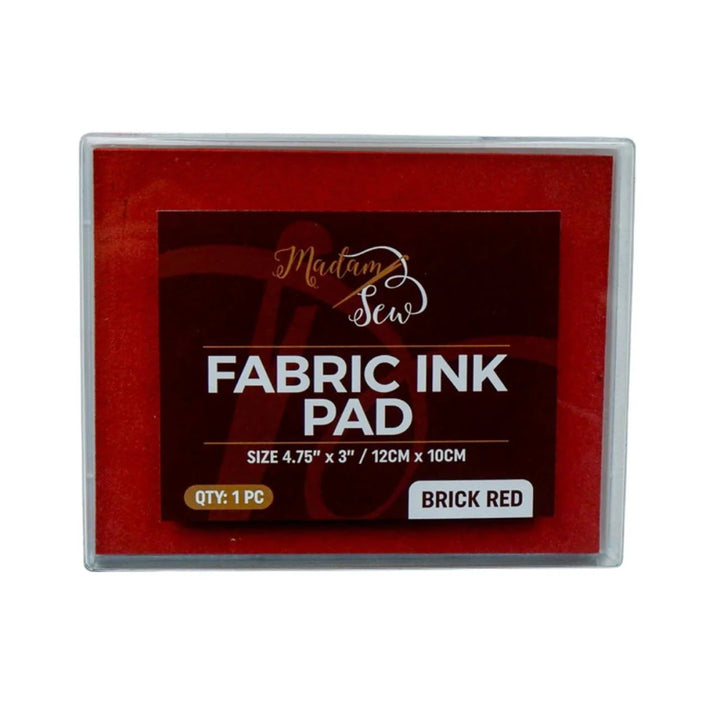 Permanent Fabric Ink Pad Red (IMS - NKP - RED) - Maple Leaf Quilting Company Ltd.