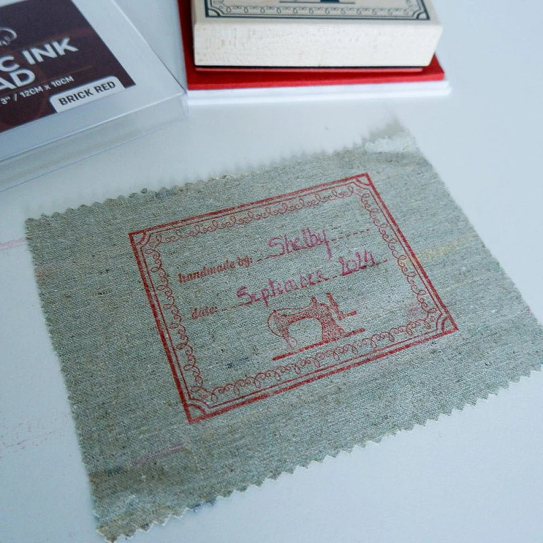 Permanent Fabric Ink Pad Red (IMS - NKP - RED) - Maple Leaf Quilting Company Ltd.