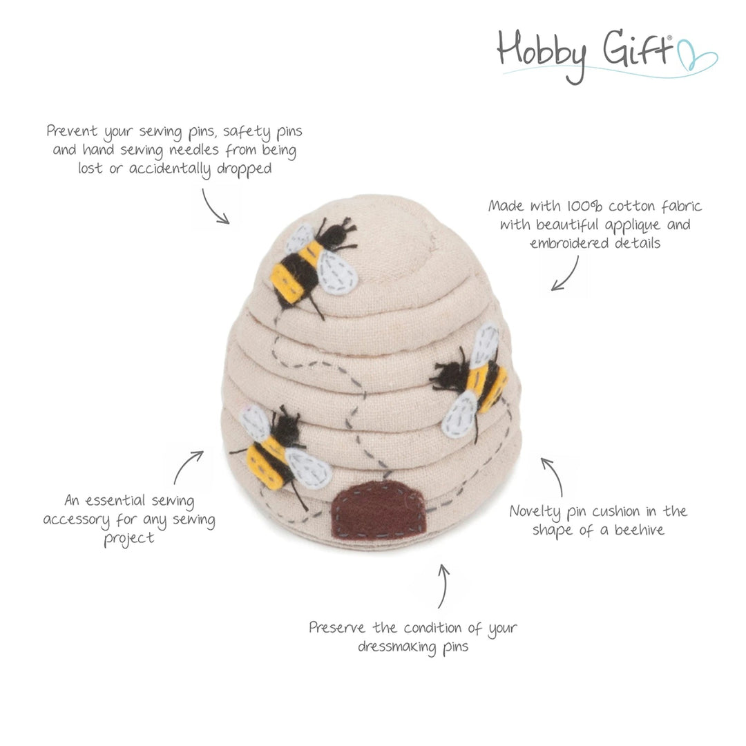 Pincushion Bee Hive (PCBEE - 347) - Maple Leaf Quilting Company Ltd.