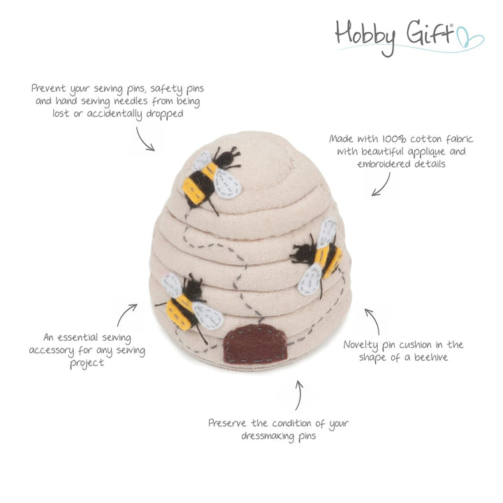 Pincushion Bee Hive (PCBEE - 347) - Maple Leaf Quilting Company Ltd.