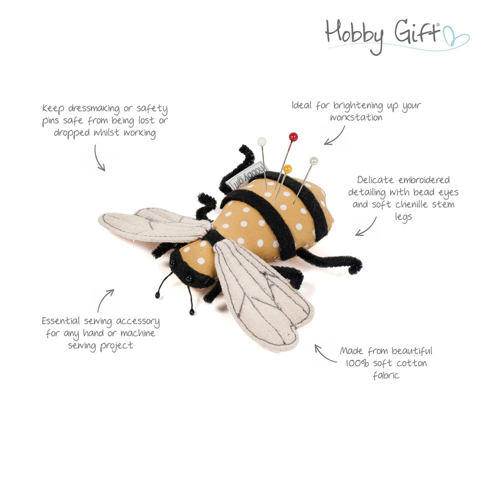 Pincushion Bee (PCBB - 347) - Maple Leaf Quilting Company Ltd.