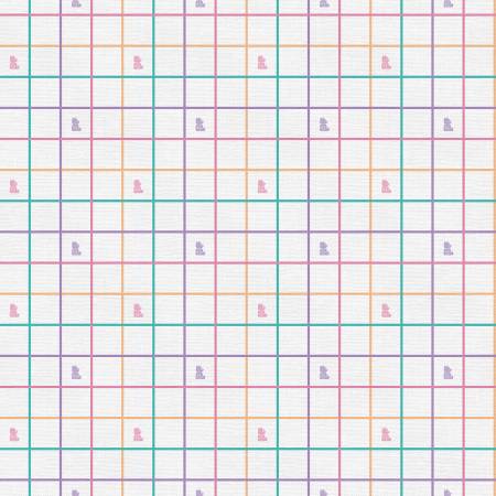 Pink Bear Grid 118" Cotton (183 - 25232) – Sold in UNITS of ¼ metre - Maple Leaf Quilting Company Ltd.