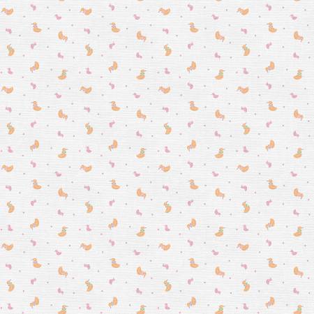 Pink Duck Toss 118" Cotton (183 - 25230) – Sold in UNITS of ¼ metre - Maple Leaf Quilting Company Ltd.