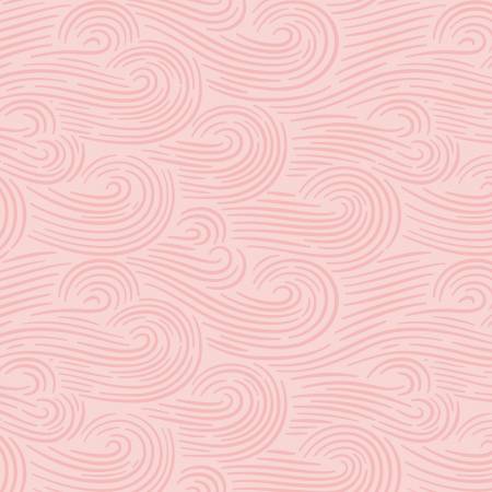 Pink Spring Breeze 108” Organic Cotton (227912 - X) - Sold in UNITS of 1/4 metre - Maple Leaf Quilting Company Ltd.