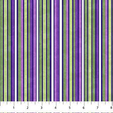 Plain Stripe - Tulip Garden | 43/44" (28499 - 10) - Sold in UNITS of ¼ metre - Maple Leaf Quilting Company Ltd.