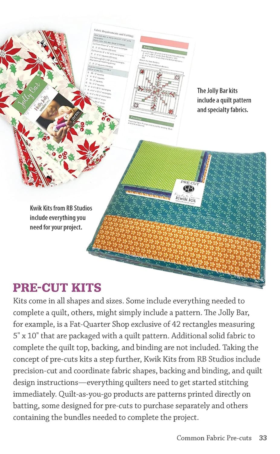 Pocket Guide to Fabric Pre - Cuts (L0291P) - Maple Leaf Quilting Company Ltd.