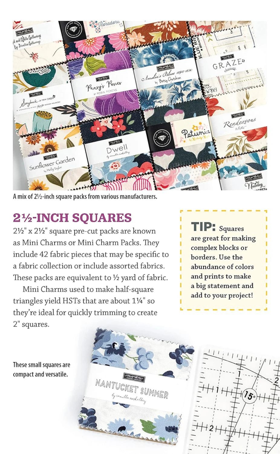 Pocket Guide to Fabric Pre - Cuts (L0291P) - Maple Leaf Quilting Company Ltd.