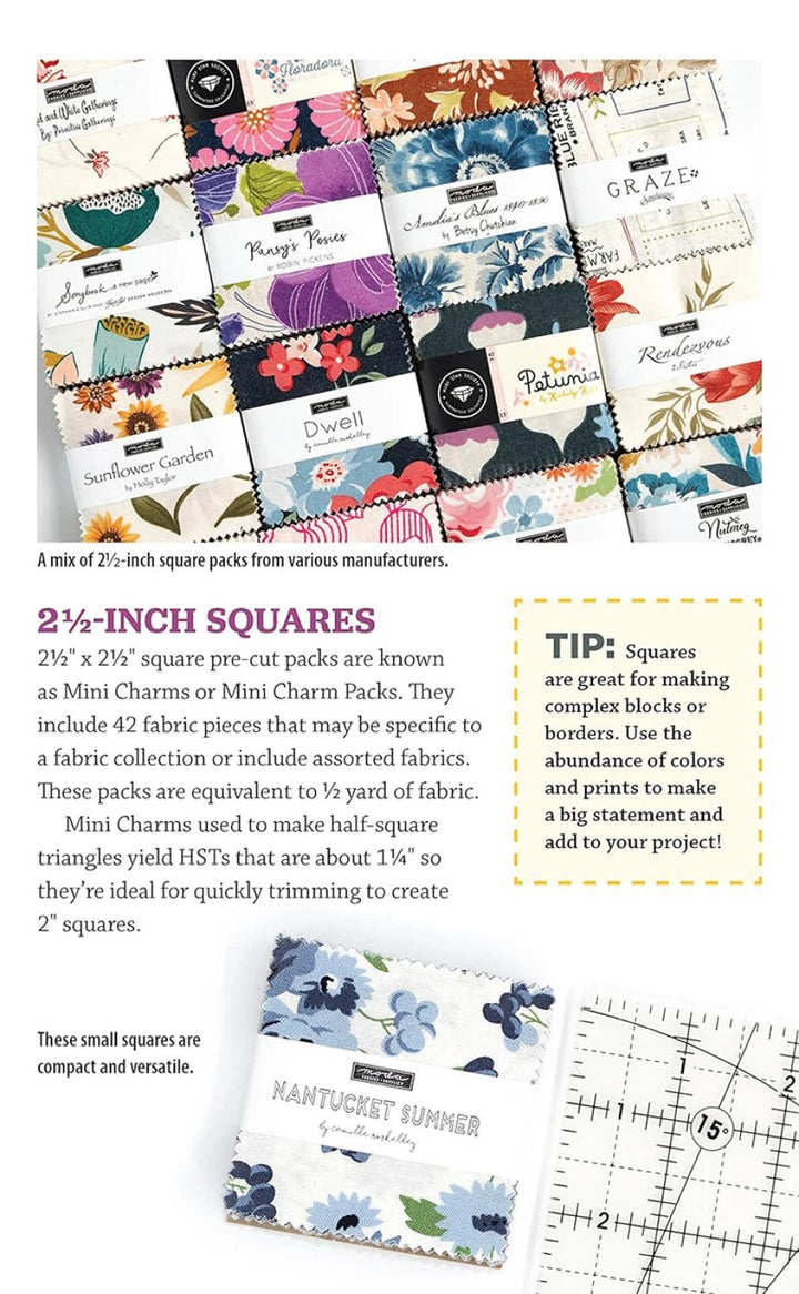 Pocket Guide to Fabric Pre - Cuts (L0291P) - Maple Leaf Quilting Company Ltd.