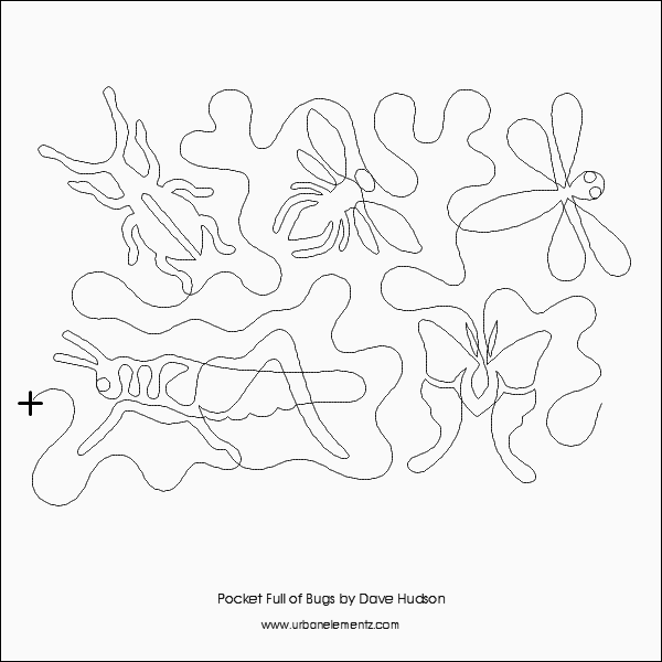 Pocket Full of Bugs – 12” Paper Pantograph
