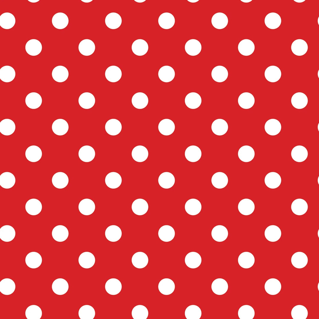 Polka Dots Red - Simple Pleasures by American Jane Collection | 108" Cotton (WB16661R - RED) – Sold in UNITS of ¼ metre - Maple Leaf Quilting Company Ltd.