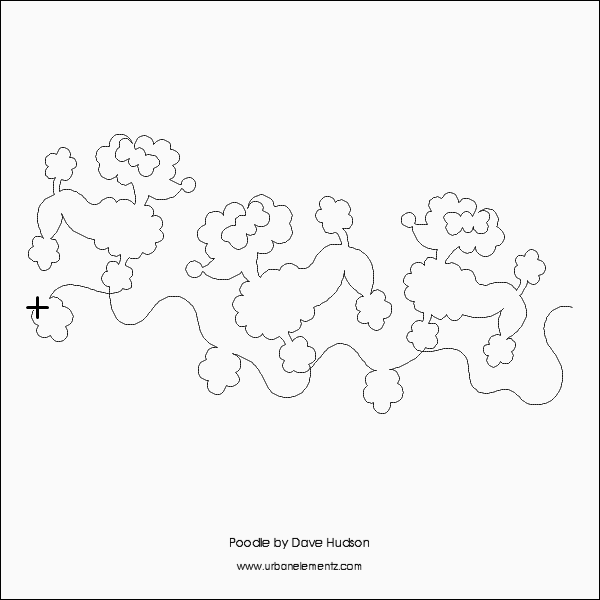 Poodle – 12” Paper Pantograph