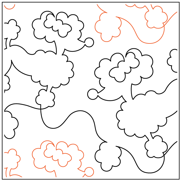 Poodle – 12” Paper Pantograph