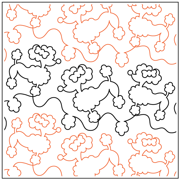 Poodle – 12” Paper Pantograph