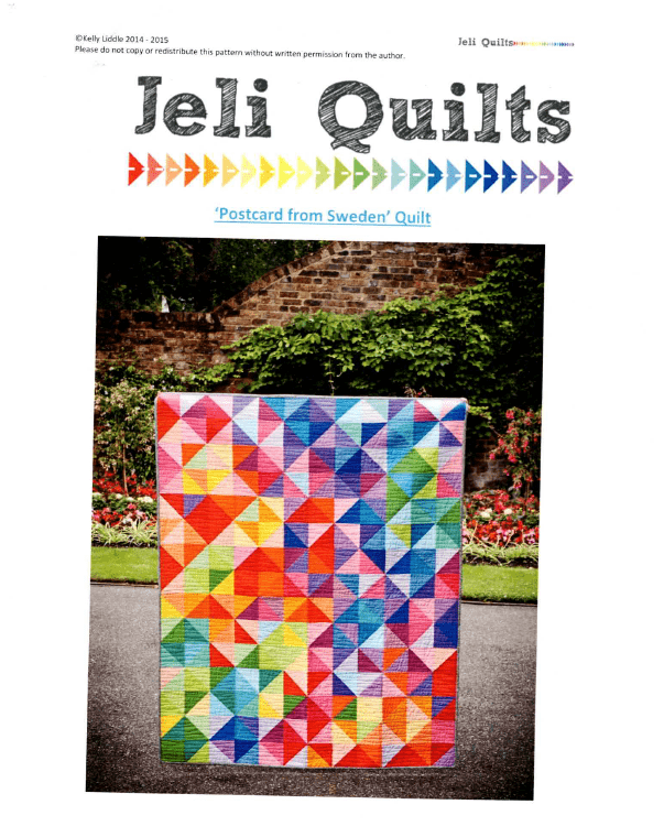 Postcard from Sweden Quilt Kit - Maple Leaf Quilting Company Ltd.