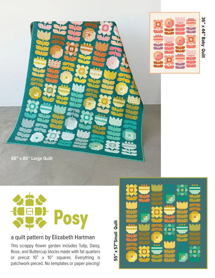 Posy Quilt Pattern (EH091) - Maple Leaf Quilting Company Ltd.