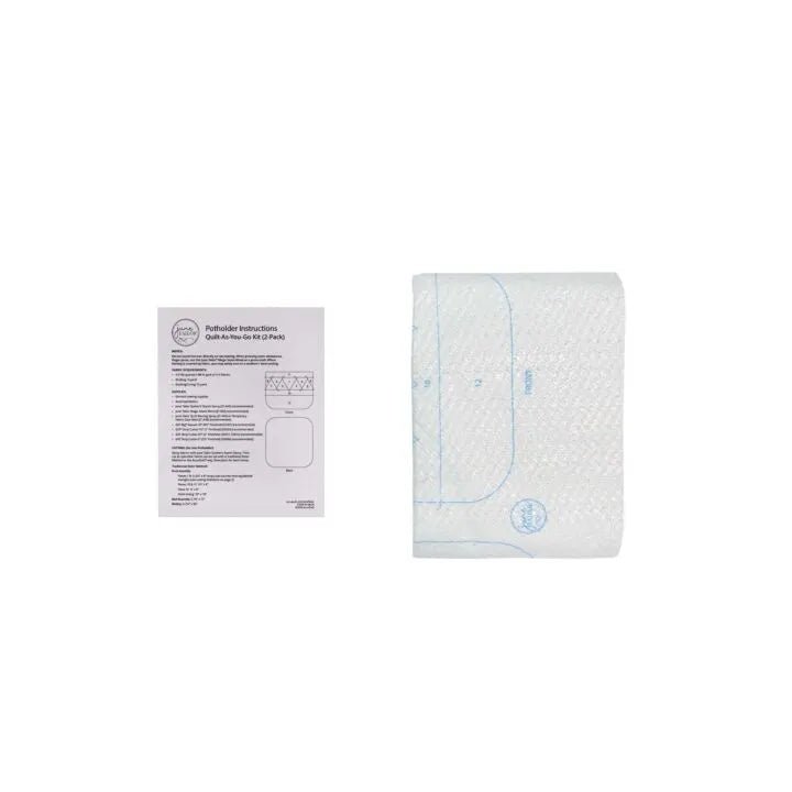 Potholders Quilt - As - You - Go Kit (2 - Pack) - Maple Leaf Quilting Company Ltd.