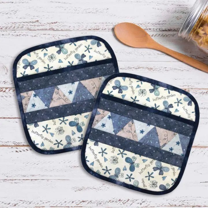 Potholders Quilt - As - You - Go Kit (2 - Pack) - Maple Leaf Quilting Company Ltd.