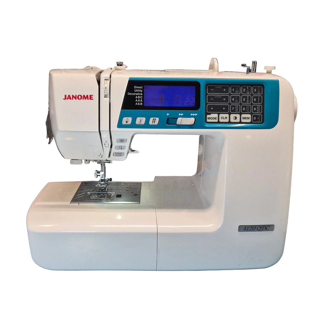 Pre-Loved - Janome 4120 QDC Sewing and Quilting Machine - Maple Leaf Quilting Company Ltd.