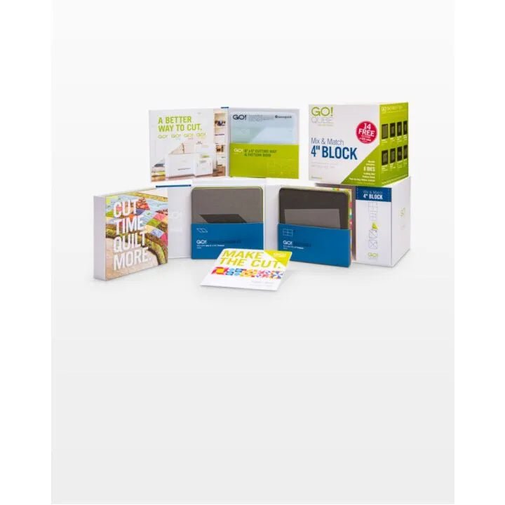 PRE - ORDER Ready. Set. GO! Ultimate Fabric Cutting System Boxed Set - 4" Block (55700W4) - Maple Leaf Quilting Company Ltd.