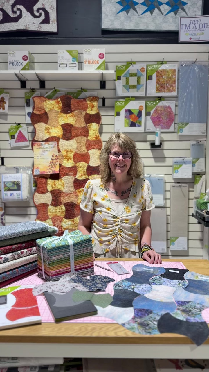 Maple Leaf Stitching Academy Apple Core Table Runner - Beginner Quilt Class