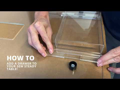 Sew Steady Extension Table Drawer