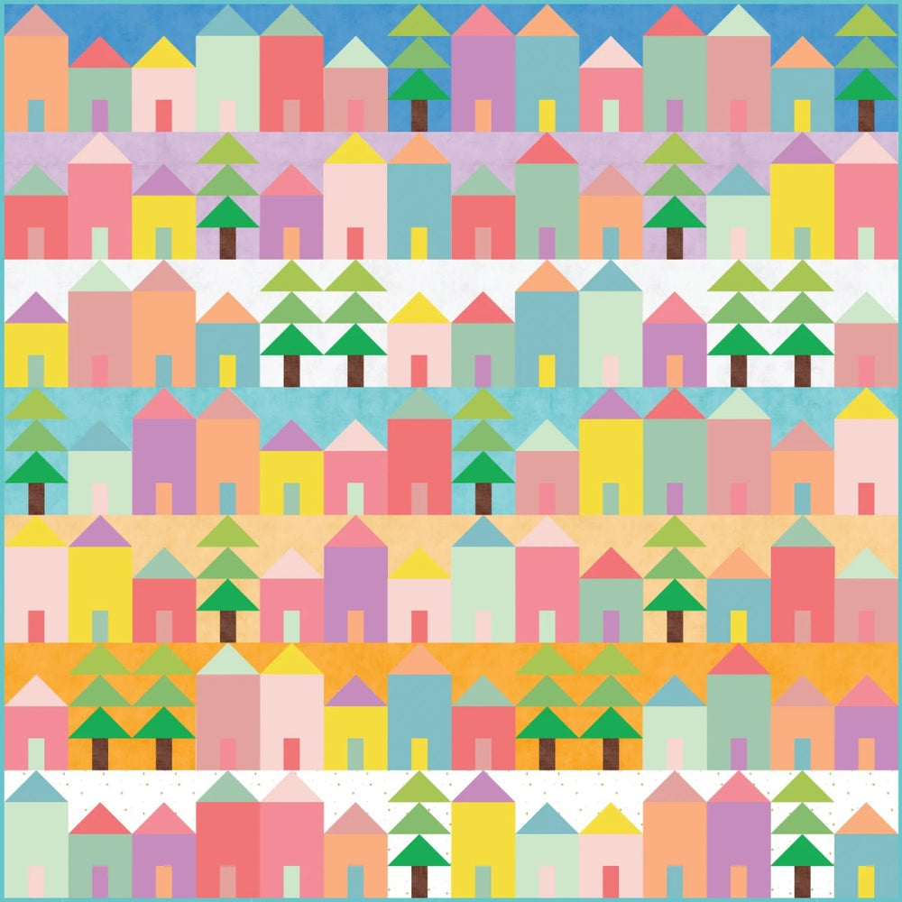 Primrose Lane Quilt Pattern (PSD - PRIMROSE) - Maple Leaf Quilting Company Ltd.