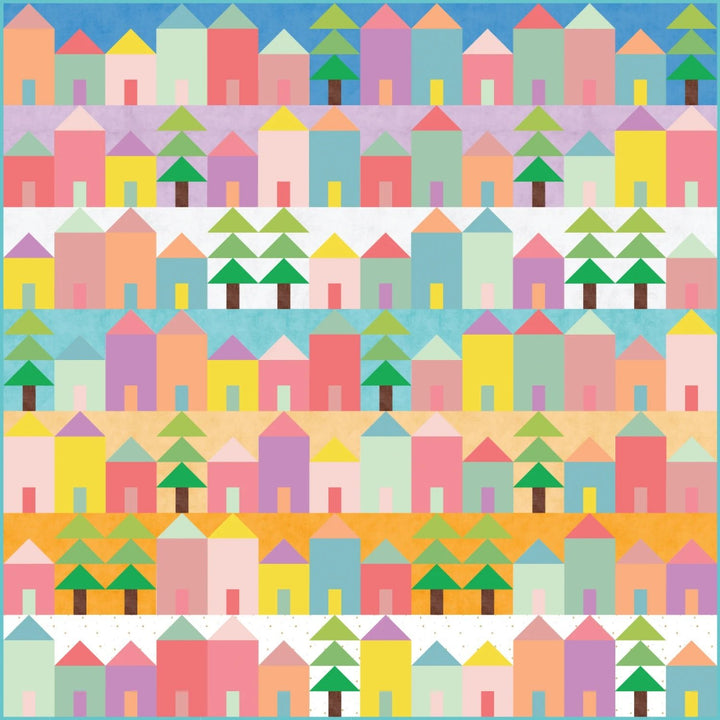 Primrose Lane Quilt Pattern (PSD - PRIMROSE) - Maple Leaf Quilting Company Ltd.