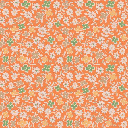 Pumpkin Autumn 108" Cotton (WB14672R - Pumpkin) - Sold in UNITS of 1/4 metre - Maple Leaf Quilting Company Ltd.